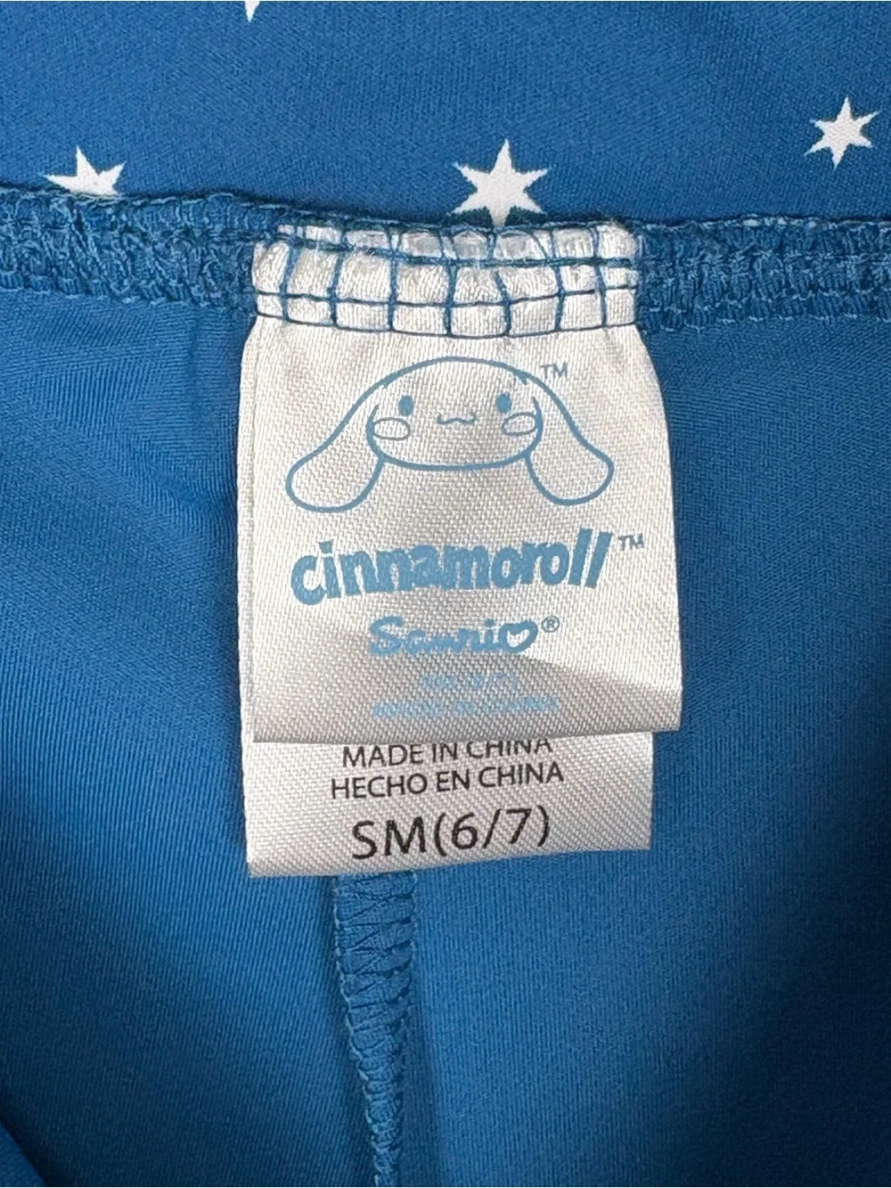 Girls Sanrio Cinnamoroll Star Blue White Active Skort Sailor Aesthetic
